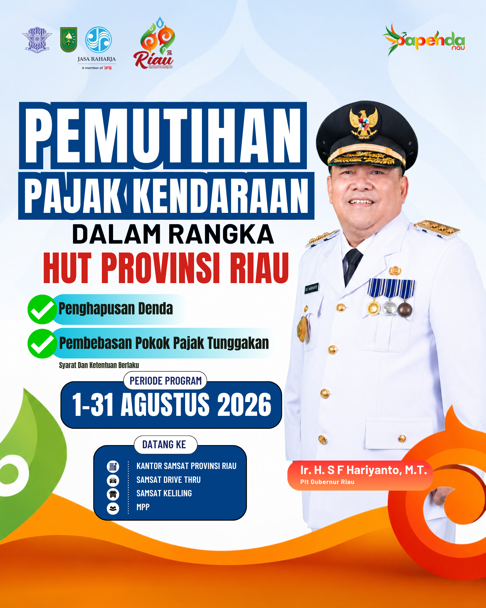 PEMUTIHAN PAJAK KENDARAAN 2026